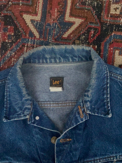 Vintage LEE Denim Jacket - Diamonds & Rust