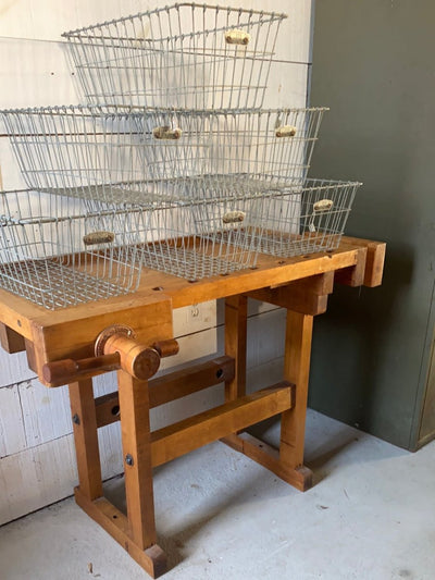 Vintage Locker Baskets - Long - Diamonds & Rust