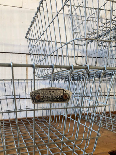 Vintage Locker Baskets - Long - Diamonds & Rust