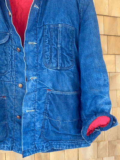 Vintage Madewell Quilt Lined Chore Coat - Diamonds & Rust
