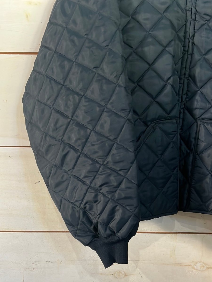 Vintage Navy Blue Liner Coat - Diamonds & Rust