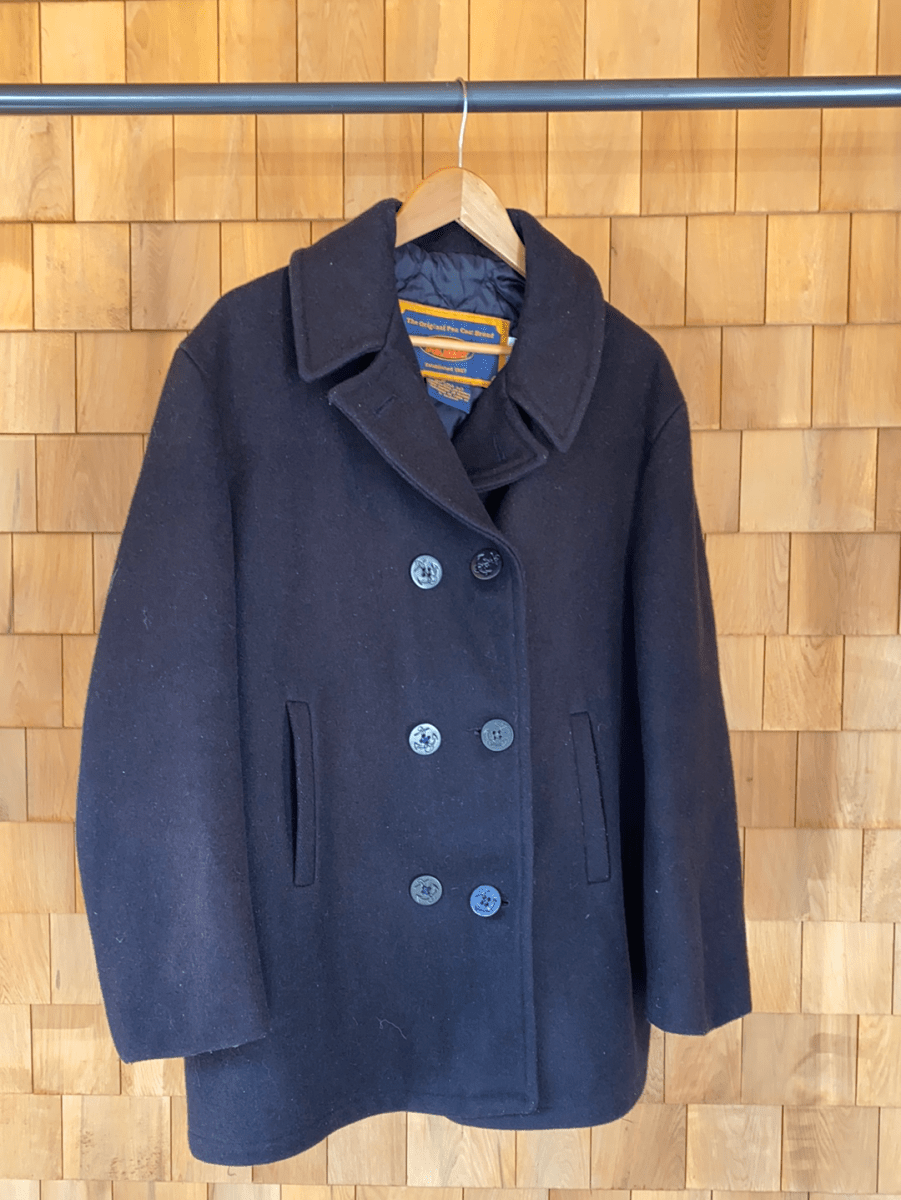 Vintage Peacoat - 46 - Diamonds & Rust