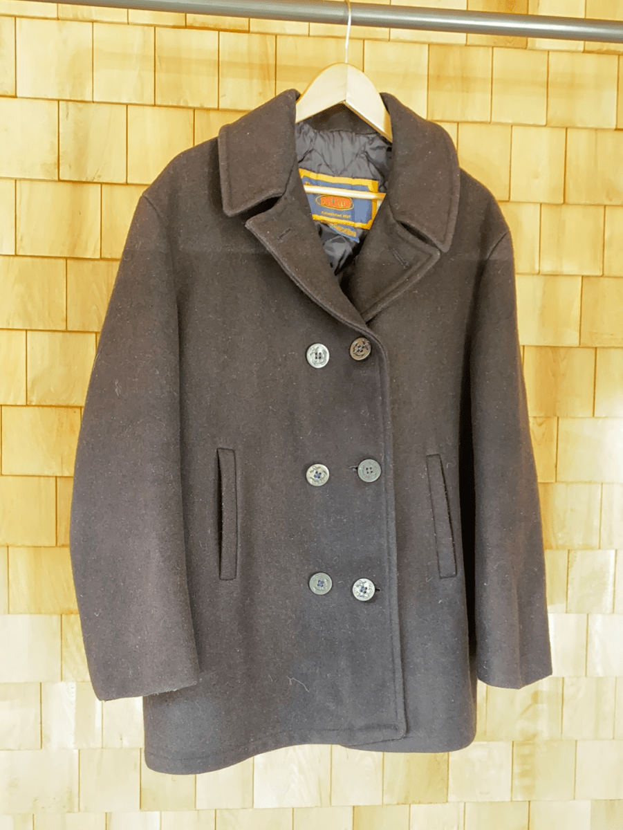 Vintage Peacoat - 46 - Diamonds & Rust