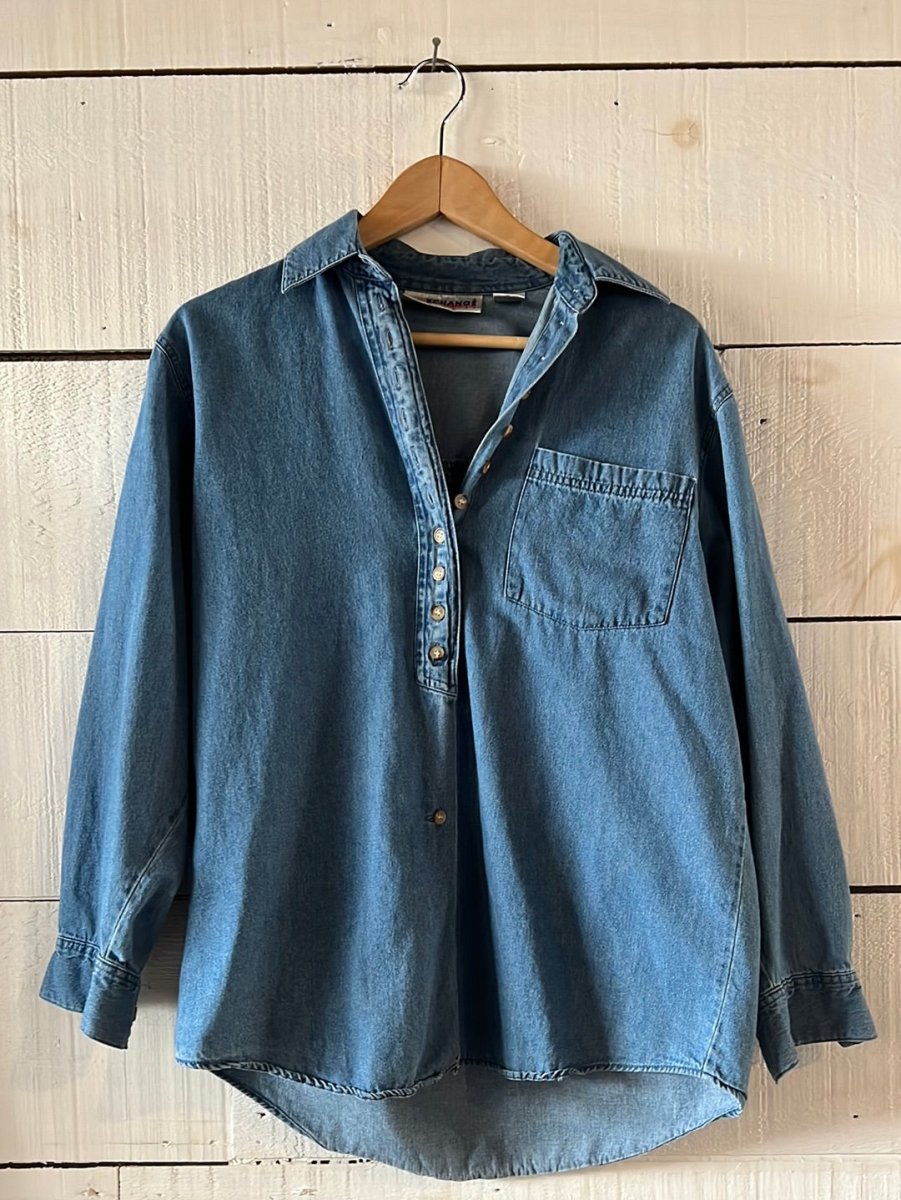 Vintage Pop Over Shirt - Diamonds & Rust