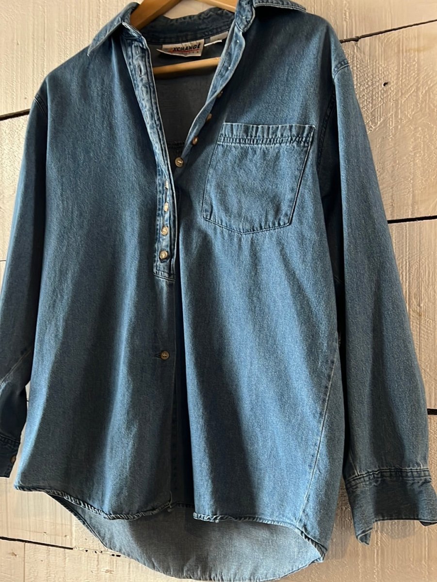 Vintage Pop Over Shirt - Diamonds & Rust