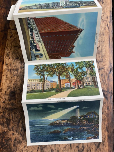 Vintage Portland, Maine Post Cards - Diamonds & Rust