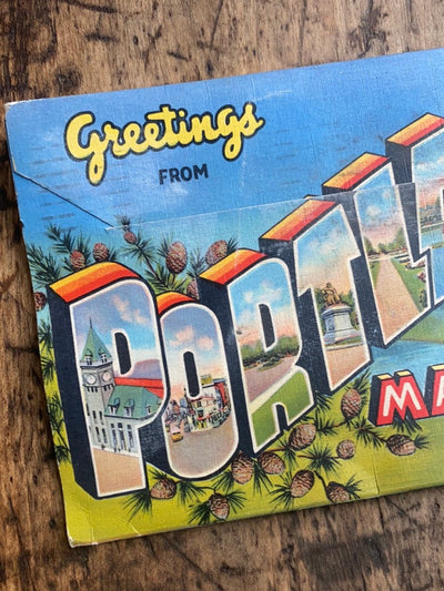 Vintage Portland, Maine Post Cards - Diamonds & Rust