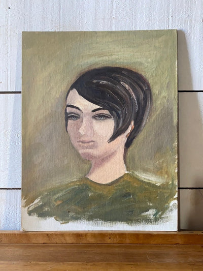 Vintage Portrait of a Lady - Diamonds & Rust