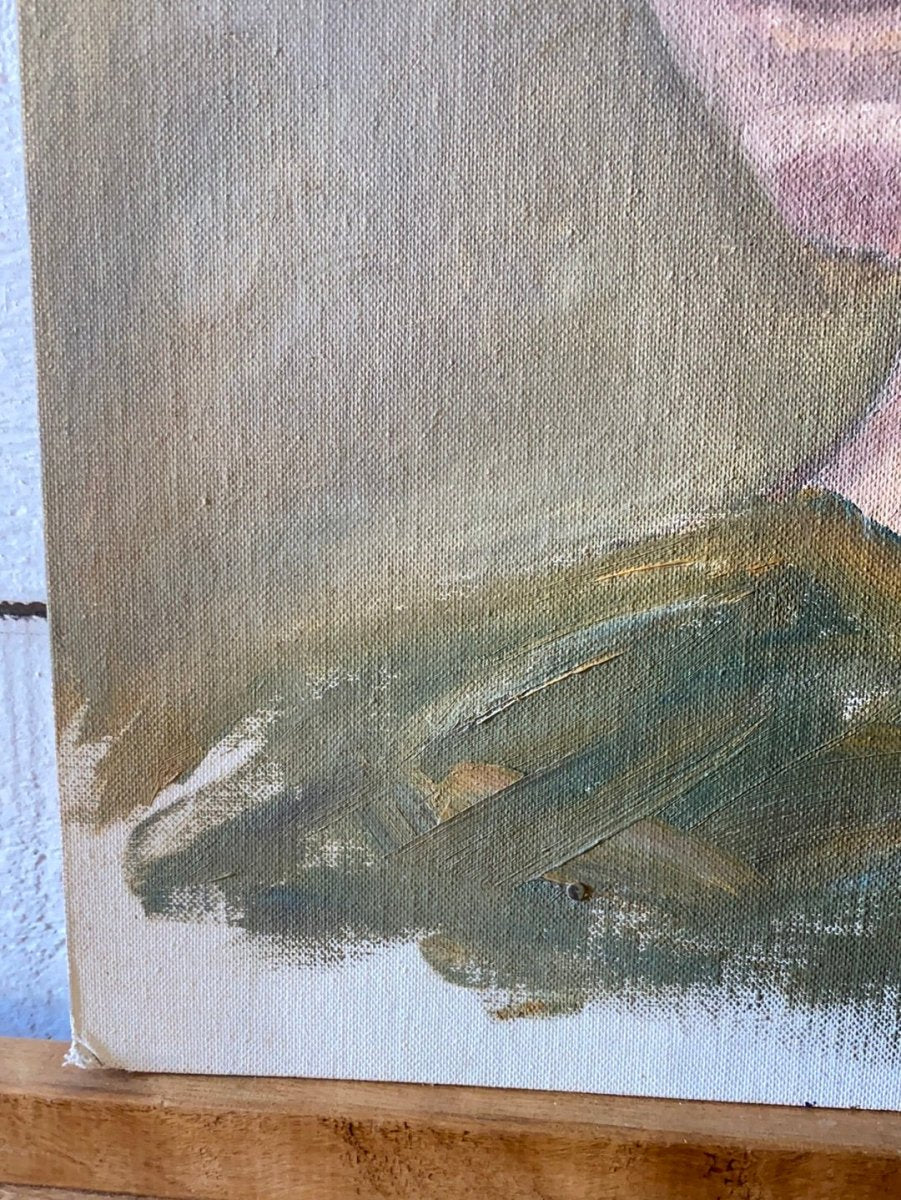 Vintage Portrait of a Lady - Diamonds & Rust