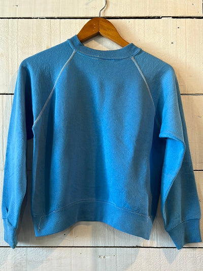 Vintage Raglan Sweatshirt - Baby Blue - Diamonds & Rust