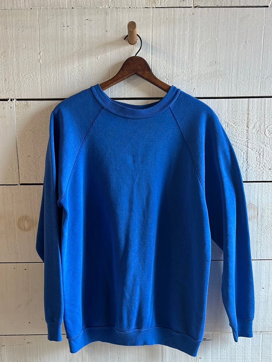 Vintage Raglan Sweatshirt - Blue - Diamonds & Rust