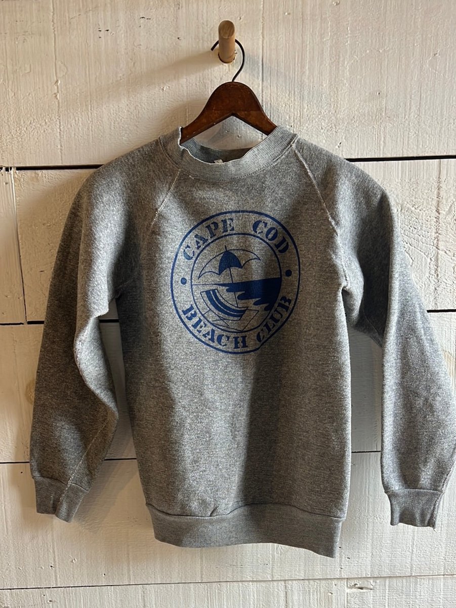 Vintage Raglan Sweatshirt - Cape Cod Beach Club - Diamonds & Rust
