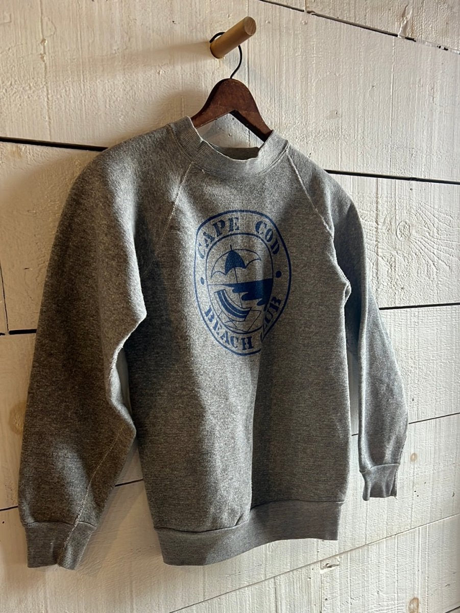 Vintage Raglan Sweatshirt - Cape Cod Beach Club - Diamonds & Rust