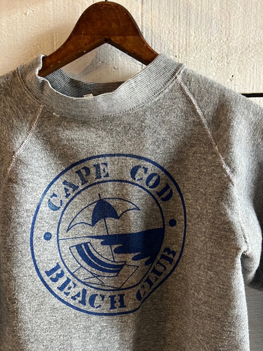 Vintage Raglan Sweatshirt - Cape Cod Beach Club - Diamonds & Rust