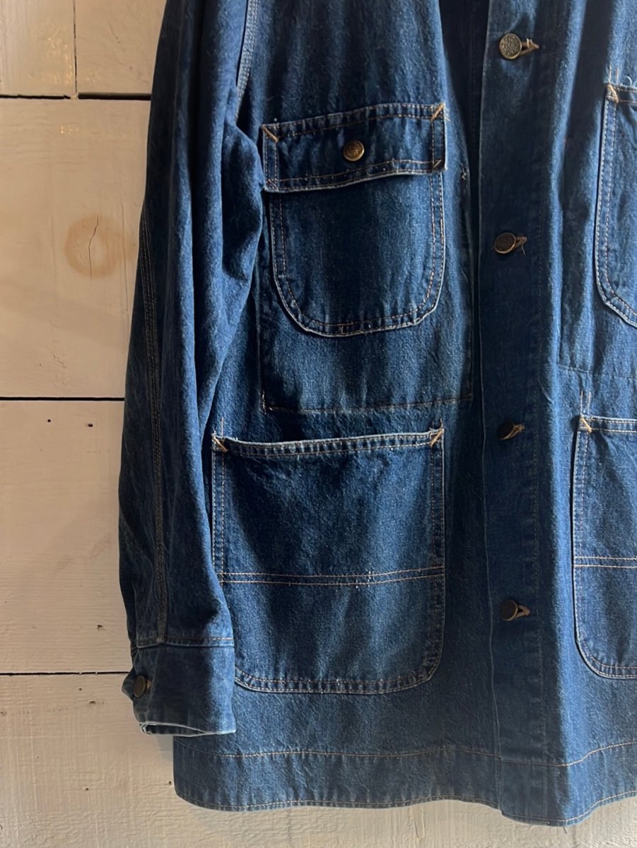 Vintage Sears Denim Barn Coat - Diamonds & Rust