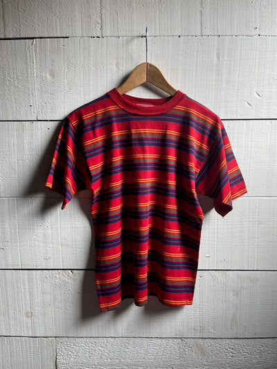 Vintage Striped Tee - Diamonds & Rust