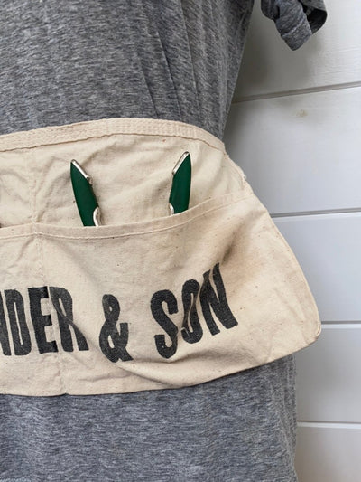 Vintage Thunander & Son Apron - Diamonds & Rust