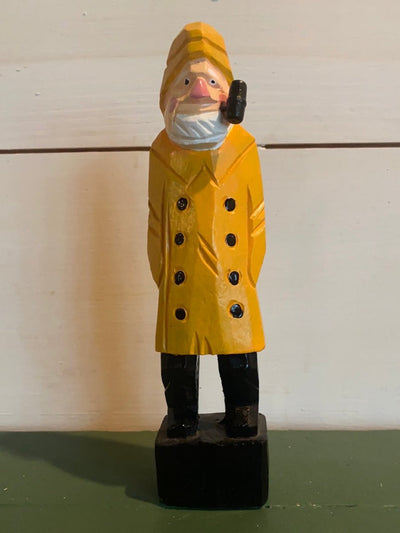 Vintage Wooden Fisherman - Diamonds & Rust