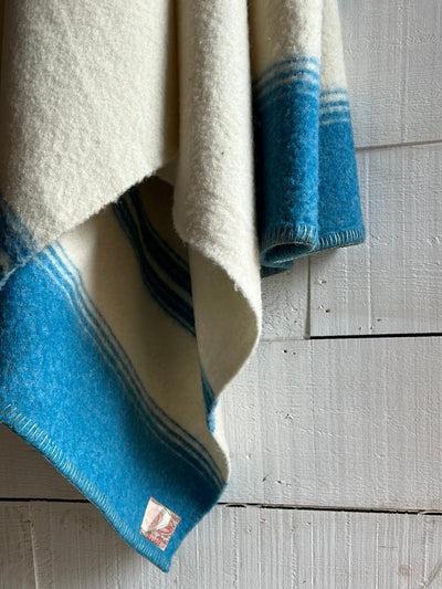 Vintage Wool Providence Camp Blanket - Diamonds & Rust