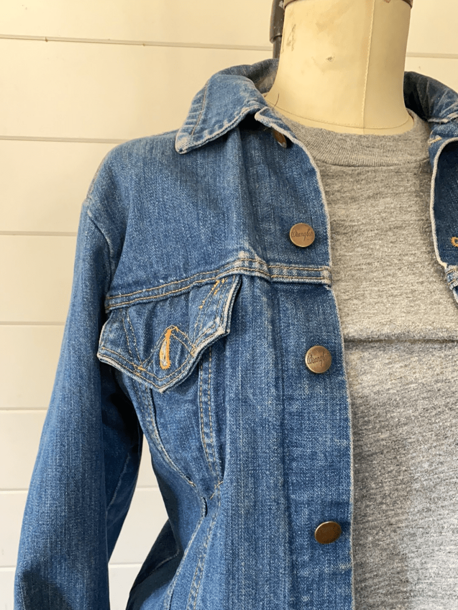 Vintage Wrangler Denim Jacket - Diamonds & Rust